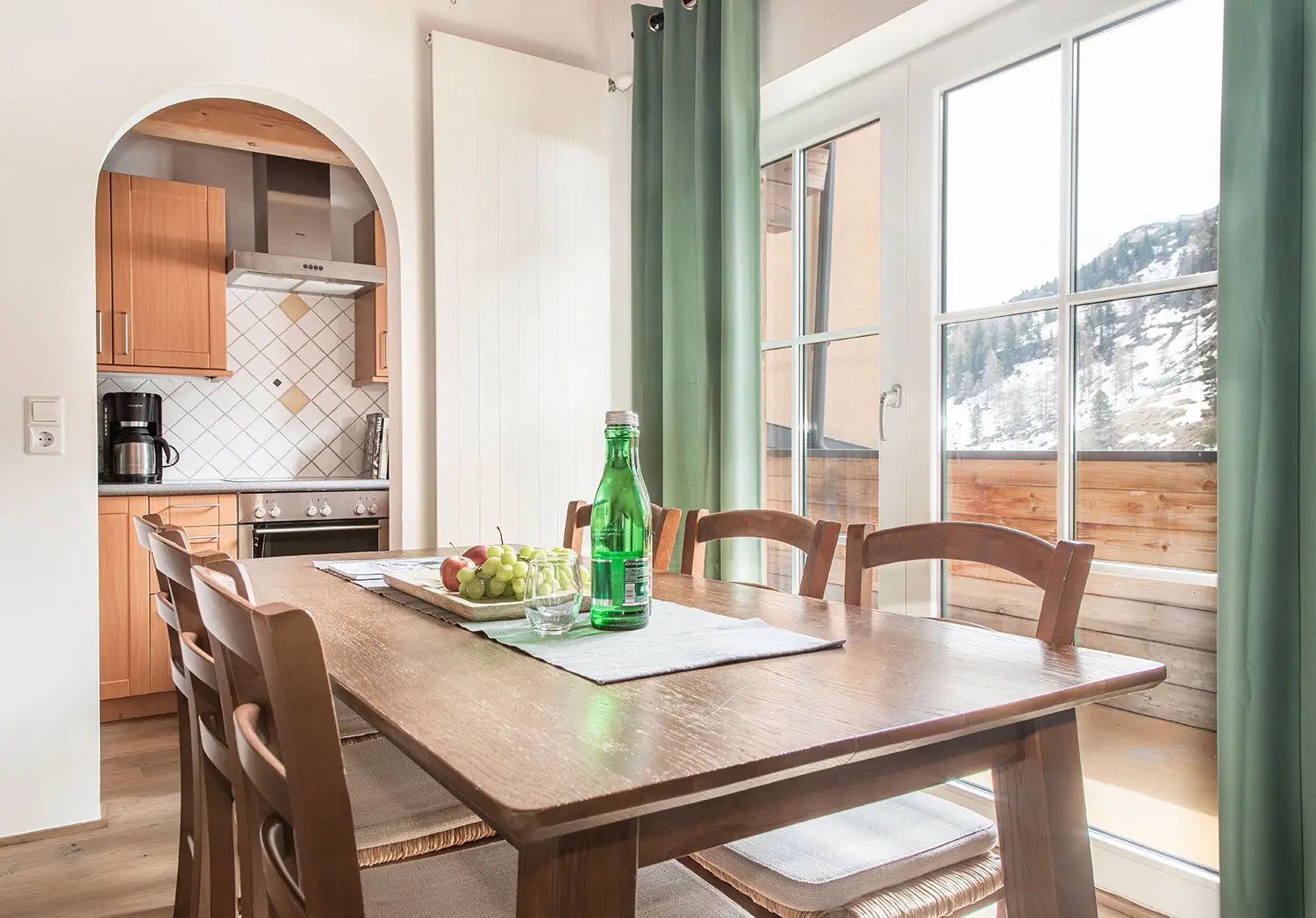 Wohnzimmer - Ferienwohnung in Obertauern, Hotel Grünwaldkopf