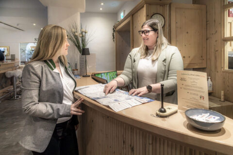 Hotel in Obertauern, Grünwaldkopf, Rezeption