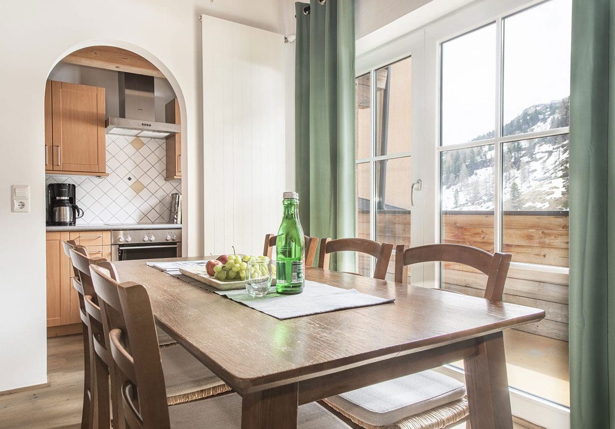 Küche - Ferienwohnung in Obertauern, Hotel Grünwaldkopf