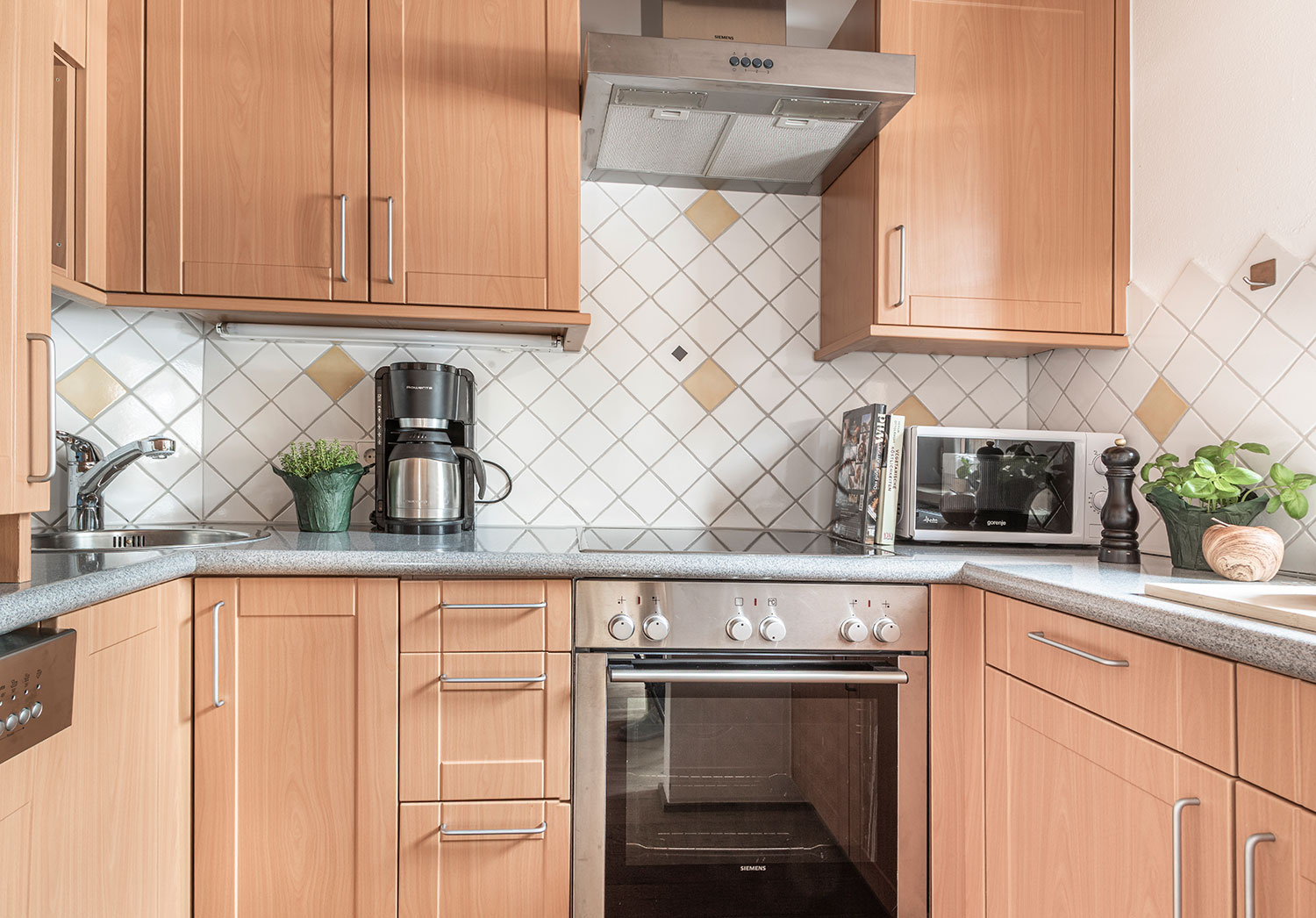 Küche - Ferienwohnung in Obertauern, Hotel Grünwaldkopf