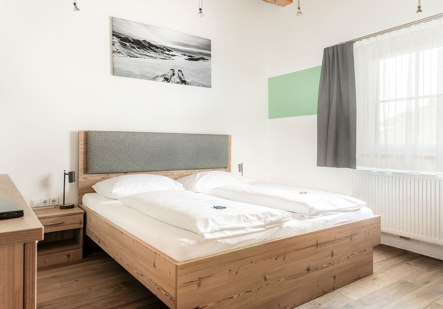 Schlafzimmer - Ferienwohnung in Obertauern, Hotel Grünwaldkopf