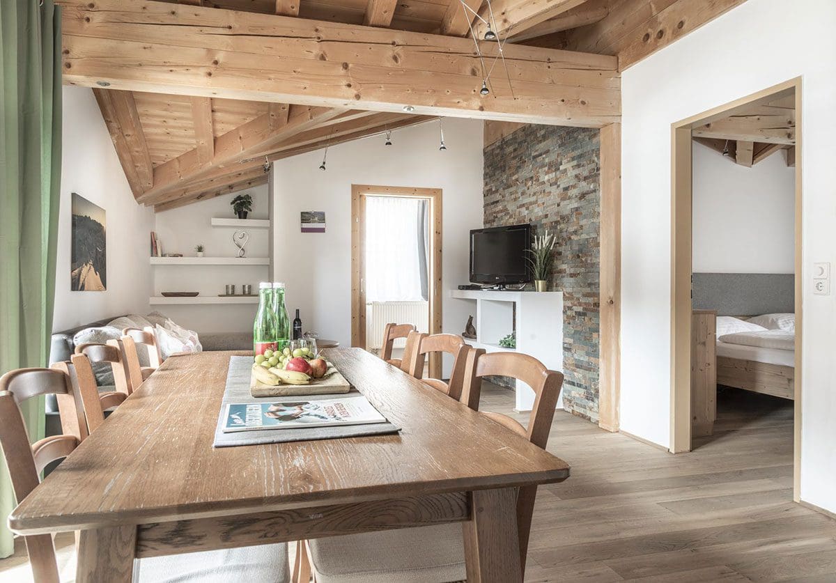 Wohnzimmer - Ferienwohnung in Obertauern, Hotel Grünwaldkopf