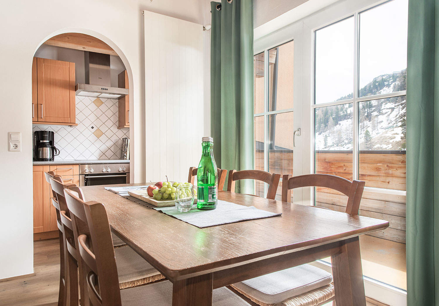 Wohnzimmer - Ferienwohnung in Obertauern, Hotel Grünwaldkopf